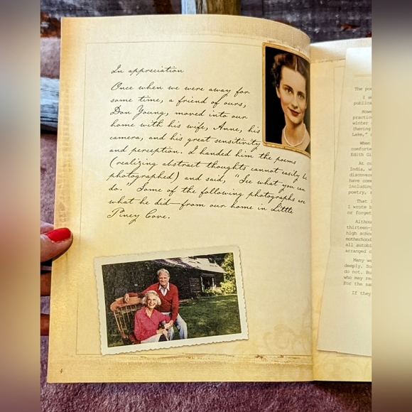 2006Vintage "Sitting By My Fire" by Ruth Bell Graham Poems Paperback - Picture 13 of 14